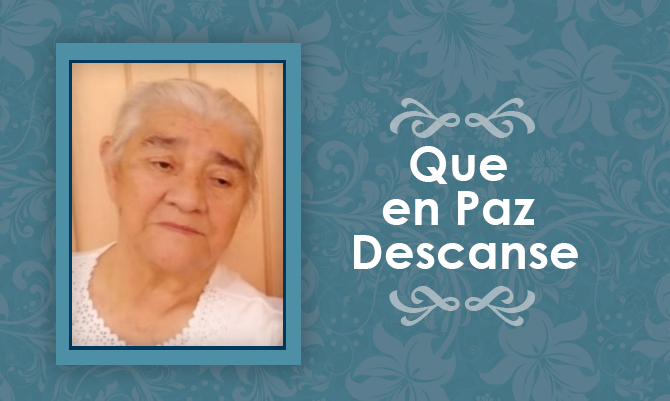 [Defunción] Falleció Lidia Isabel Medina Sanhueza Q.EP.D