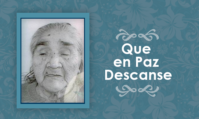 [Defunción] Falleció Francisca Trafián Carrillo Q.EP.D