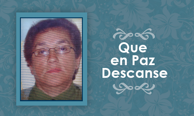 Falleció Rosa Ana Sáez Delgado  Q.E.P.D