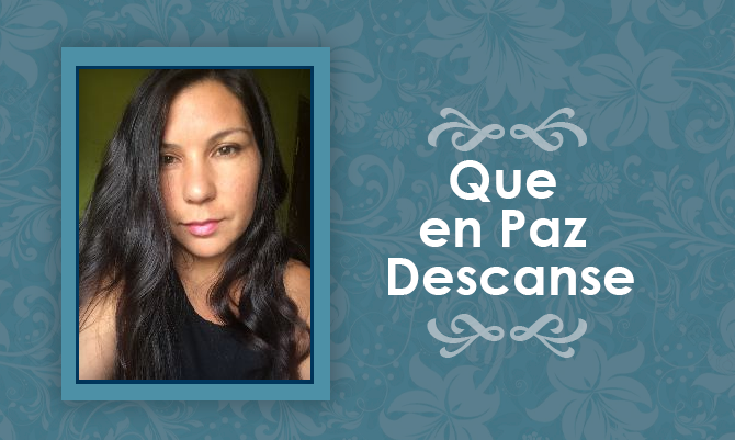 [Defunción] Falleció Mariela Estefanie Reyes Díaz Q.EP.D