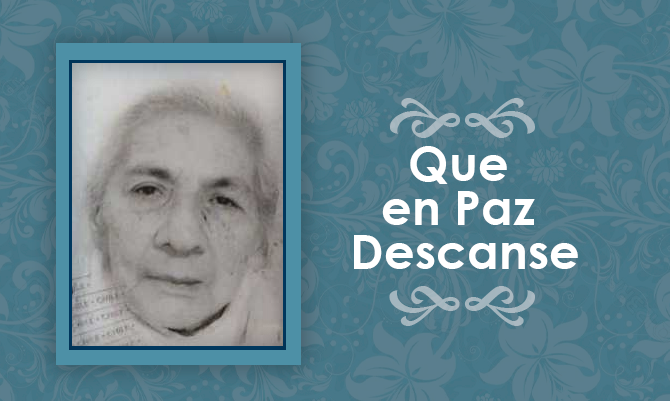 [Defunción] Falleció María Henríquez González Q.EP.D
