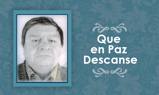 [Defunción] Falleció Ruben Elias Garnica Treuquil Q.EP.D