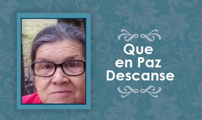 [Defunción] Falleció Noelia Leal González  Q.E.P.D