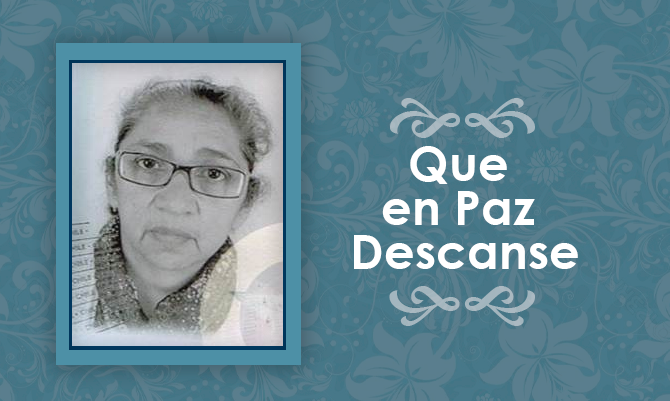 [Defunción] Falleció Maria Magdalena Reyes Flores Q.E.P.D