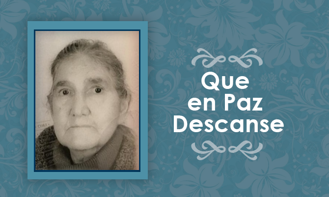 [Defunción] Falleció Ester San Martín Meneses Q.E.P.D