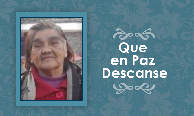 [Defunción] Falleció Isilda Pacheco Caihuán Q.E.P.D