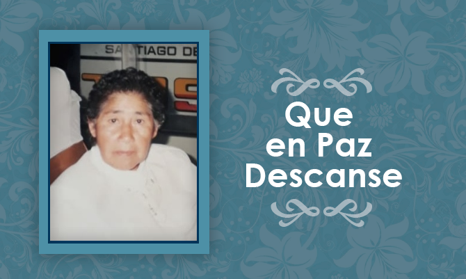 [Defunción] Falleció Sra Rosa Quelupán Pitripán Q.E.P.D