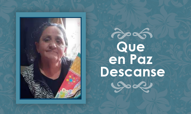 [Defunción] Falleció Francisca Sobarzo Delgado Q.E.P.D