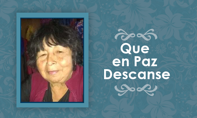 [Defunción] Falleció Felicinda Elizabeth Nanco Antillanca Q.E.P.D