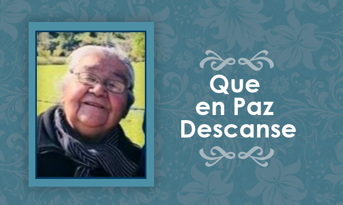 [Defunción] Falleció Dionila del Carmen Miranda Curinao Q.E.P.D