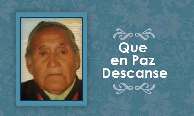 [Defunción] Falleció Sabino Esteban Manqui Pitripán Q.E.P.D