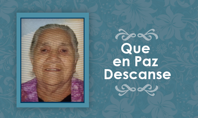 [Defunción] Falleció María Graciela Cortés Delgado Q.E.P.D.