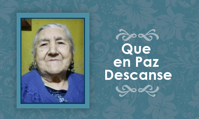 [Defunción] Falleció Blanca Ida Ortiz Fernández  Q.E.P.D.