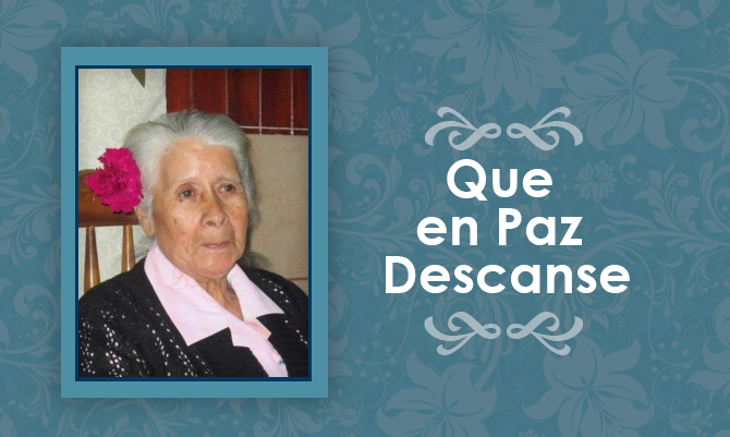 [Defunción] Falleció Norma del Carmen Astete Astete Q.E.P.D.
