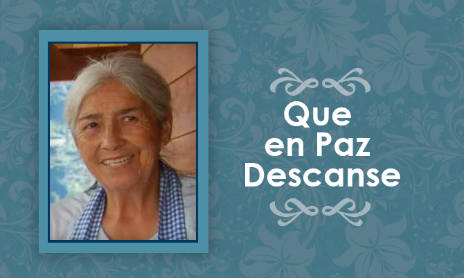 [Defunción] Falleció Manuela Barrientos Carrasco Q.E.P.D.