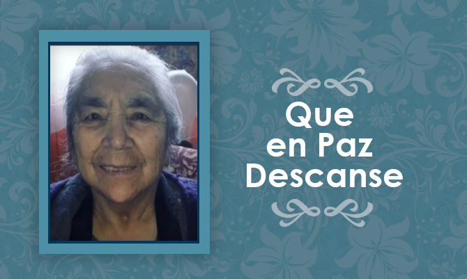 [Defunción] Falleció Delicia Ceron Yáñez  Q.E.P.D.