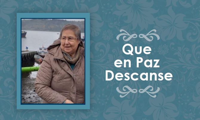 [Defunción] Falleció Rosa Muñoz Zambrano Q.E.P.D