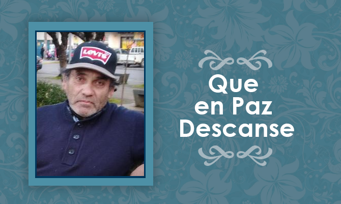 [Defunción] Falleció Lucio Emeterio Paredes Molina Q.E.P.D