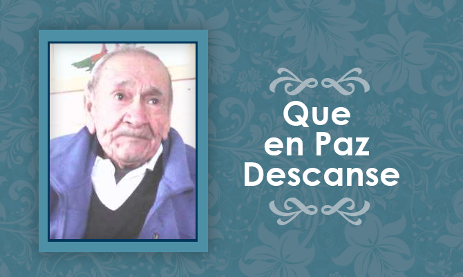 [Defunción] Falleció Pablo Asenjo Vera Q.E.P.D