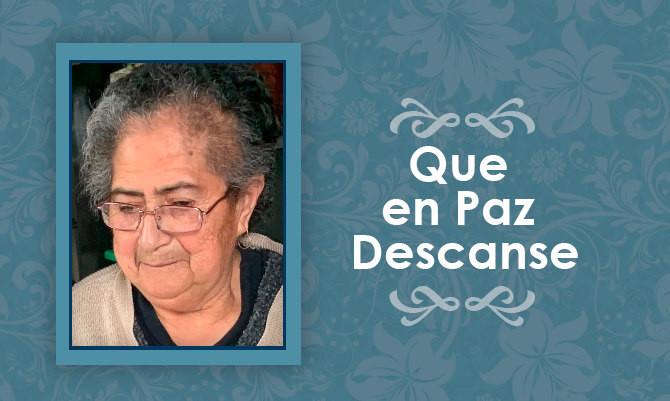 [Defunción] Falleció Enilde Inés Rosales Guarda Q.E.P.D