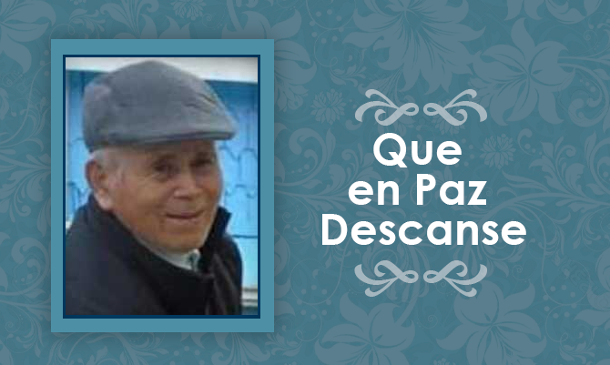 [Defunción] Falleció Armando Segundo Neipán Nahuelpán  Q.E.P.D