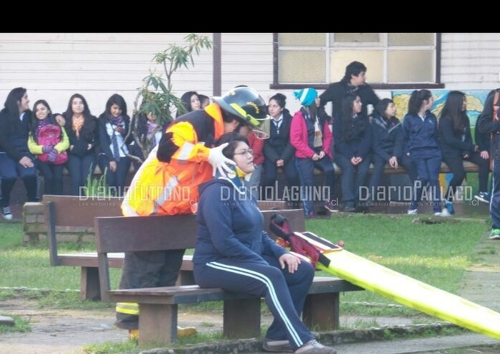 Alarma de Bomberos: parte operación daisy en el Liceo San Conrado