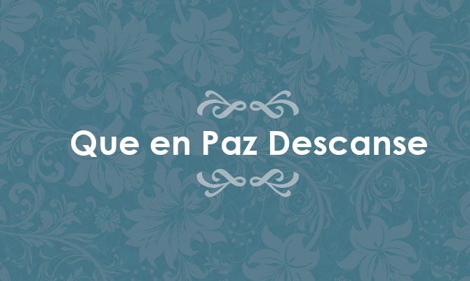 [Defunción] Falleció Adalberto Lazaro Prieto Scheffer Q.E.P.D