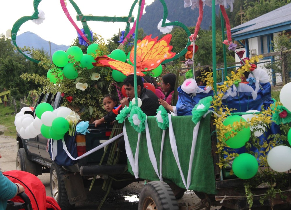 Maihue celebró en grande un aniversario más del jardín Rayen Unelfe