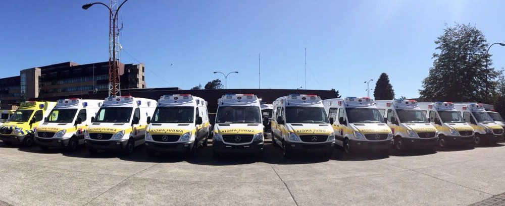 Aumenta dotación de ambulancias para hospitales públicos de la Región de Los Ríos