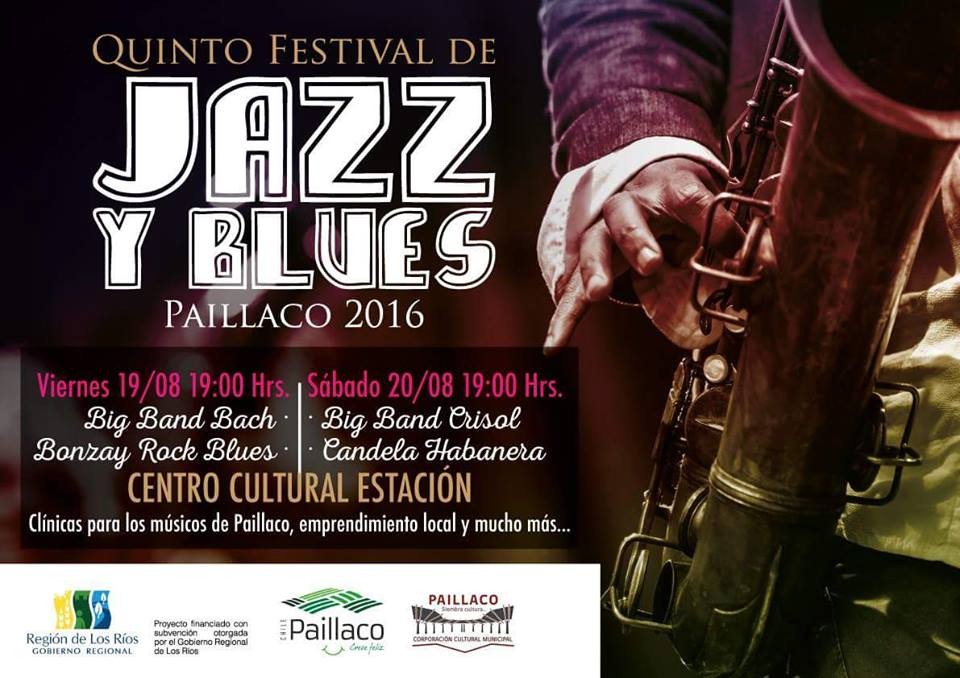 Esta noche comienza el quinto Festival de Jazz y Blues en Paillaco