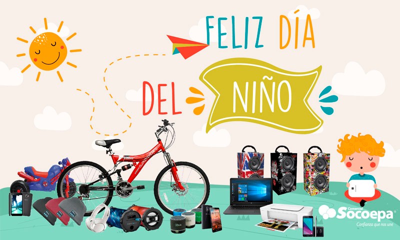 Feliz Día del Niño: Sus regalos favoritos están en Comercial Socoepa