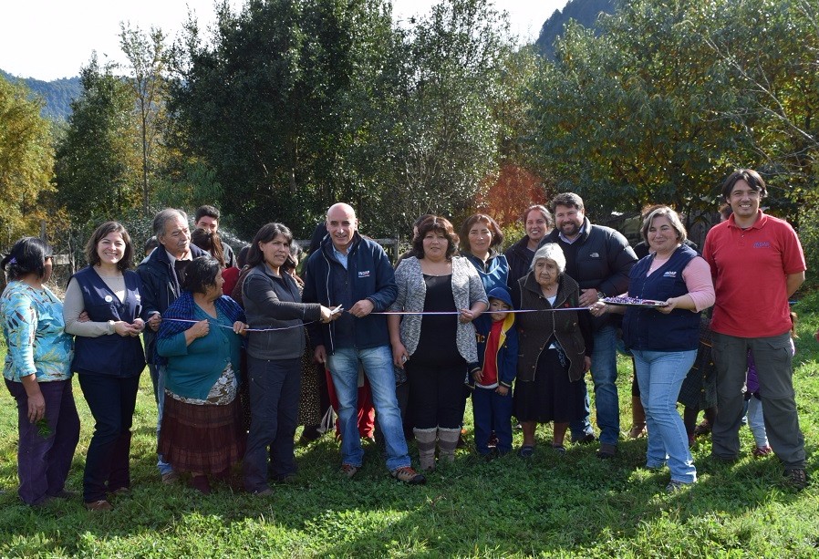 20 hortaliceras de la comunidad mapuche Colotue inauguran proyecto de riego asociativo