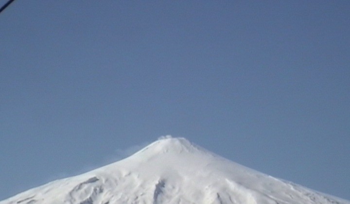 Onemi mantiene Alerta Preventiva en Panguipulli por por actividad del Volcán Villarrica