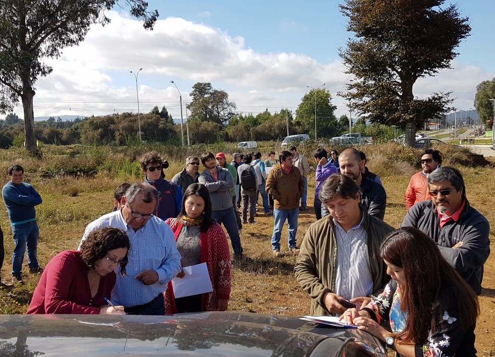 Empresas visitaron terreno donde se emplazará sala cuna y jardín Junji más grande de Los Ríos