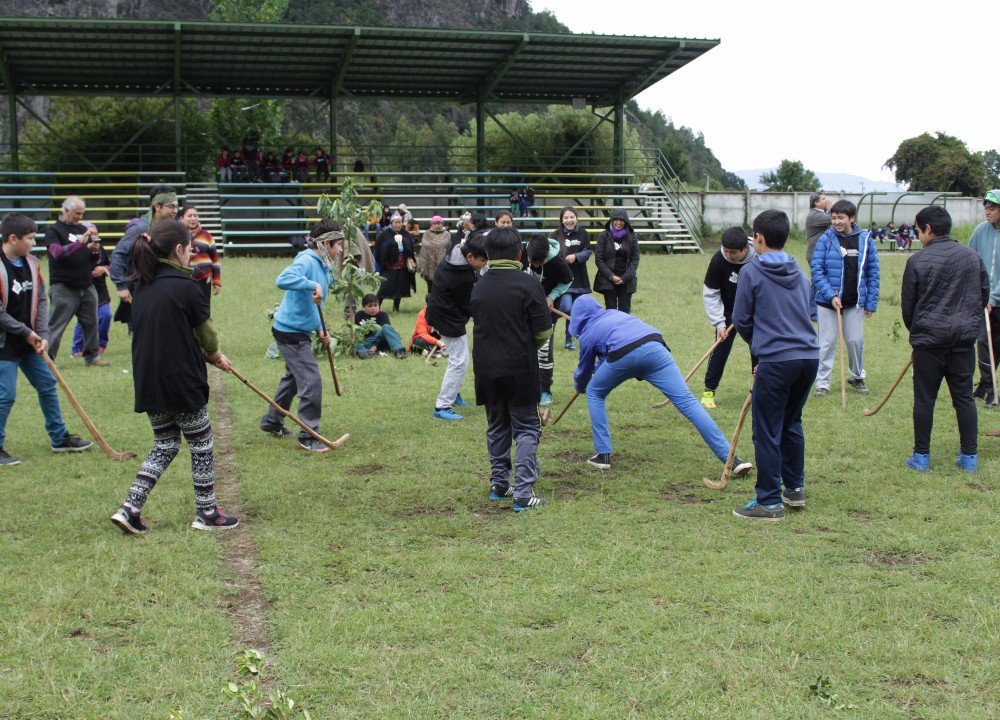 Alumnos del Ranco participaron de III Encuentro de Niños y Jóvenes Mapuche 