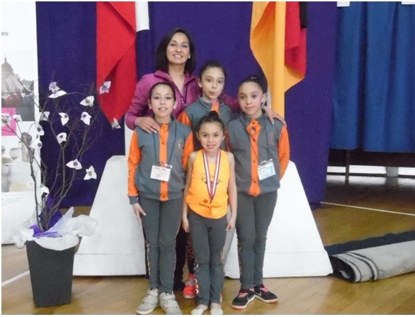 Club de gimnasia rítmica de Futrono suma una nueva medalla de oro